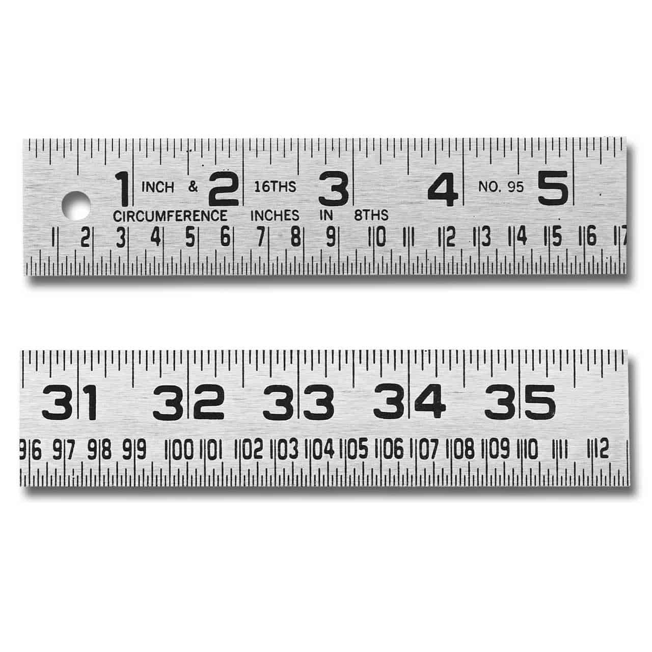 Tinner Ruler Lufkin® 3' Circumference Tinner's Rule | Polyguard